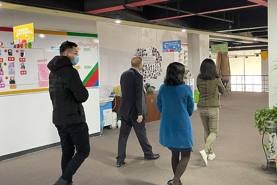 廈門市商務局領導來訪第一頁——共同推進外貿企業數字化發展